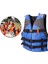 Hayat Ceketler Yetişkinler Kayak Kalıcılık Yardımı, Yüzer Köpük Yüzme Yelek Yüzüklük Yelek Balıkçılık Sörf Dalış Rafting Kayak - Mavi (Yurt Dışından) 4