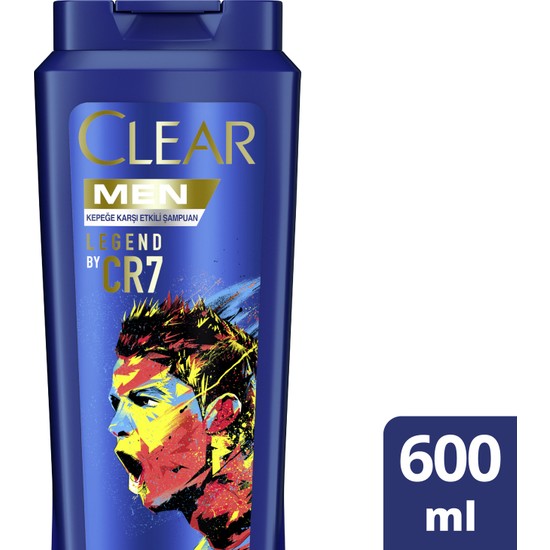 Clear Men Kepeğe Karşı Etkili Şampuan Legend Ronaldo Limited Edition 600 ml -1 Adet