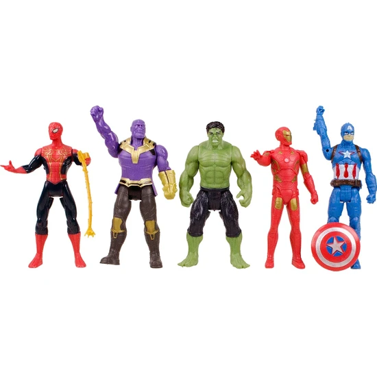 Cstars Age Of Ultron 5'li Oyuncak Karakter Seti Full Eklem  11 cm