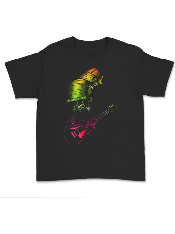 Tişört Fabrikası Gitar Çalan Adam Desenli Çocuk Tişörtü - Çocuk T-Shirt