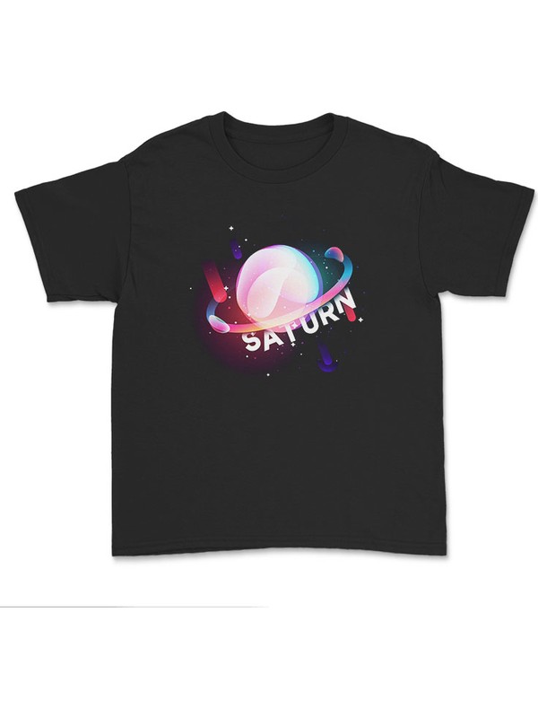 Tişört Fabrikası Satürn Desenli Çocuk Tişörtü - Çocuk T-Shirt