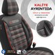 Otom Gti Sports Design Airbag Dikişli Ekstra Destekli Özel Jacquard Kumaş Oto Koltuk Kılıfı Kırmızı-Siyah