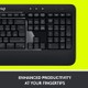 Logitech Advanced Combo Klavye & Mouse Seti-Siyah