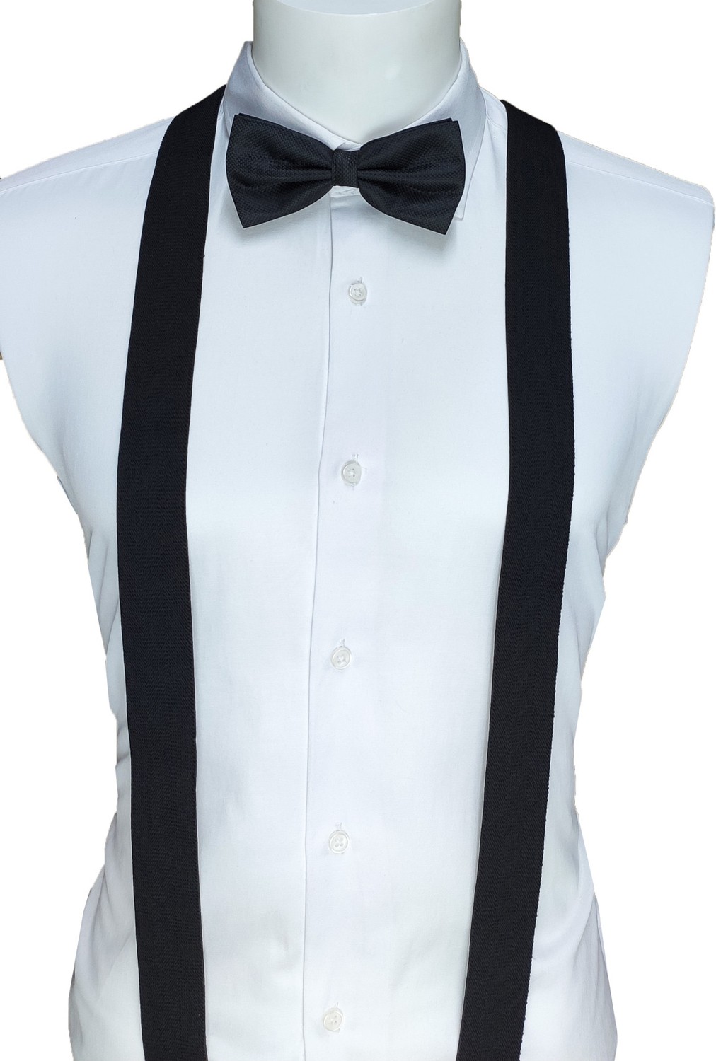 Elegante Cravatte Siyah Renk Pantolon Askısı ve Papyon Seti görsel 3
