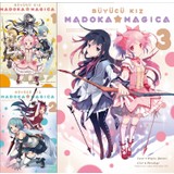 Büyücü Kız Madoka Magica 3 Kitap Manga Seti - Magica Quartet