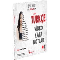 Hoca Kafası Yayınları 2022 Kpss Türkçe Video Kafa Notlar