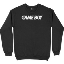 Cix Game Boy Logolu Siyah Sweatshirt