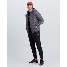Skechers M Essential Hooded Jacket Erkek Gri Mont S202063-040