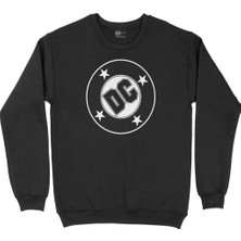 Cix Dc Comics Logolu Siyah Sweatshirt