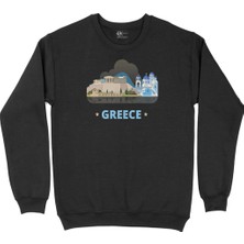 Cix Yunanistan Siyah Sweatshirt