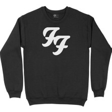 Cix Foo Fighters Logo Siyah Sweatshirt