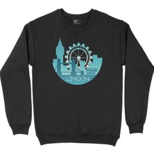 Cix Londra Siyah Sweatshirt