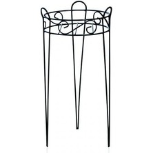 Bahçem Metal Ferforje Saksılık Çiçeklik Dekoratif Saksı Standı 1 Adet 26X26X37CM