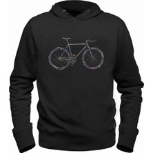 Alfa Tshirt Bisiklet Siyah Çocuk Sweatshirt