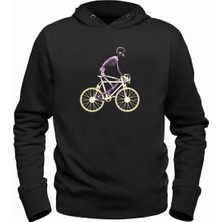 Alfa Tshirt Bisiklet Siyah Çocuk Sweatshirt