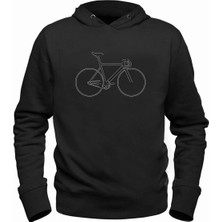 Alfa Tshirt Bisiklet Siyah Çocuk Sweatshirt