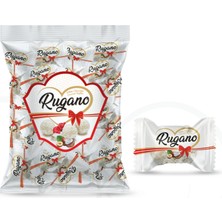 Antat 5005 Rugano Fındıklı Beyaz Hindistan Cevizi Kaplamalı Yuvarlak Çikolata Poşet 1 kg