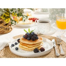 English Home Dande New Bone Pasta Tabağı 21 cm. Beyaz - Yeşil