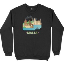Cix Malta Siyah Sweatshirt