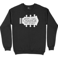 Cix Music Can Change The World Siyah Sweatshirt