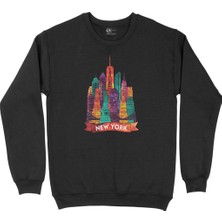 Cix No Music No Life Siyah Sweatshirt