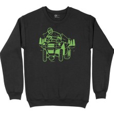 Cix Ski Car Siyah Sweatshirt