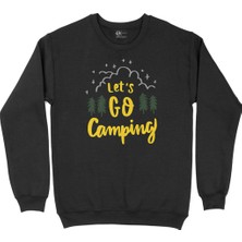 Cix Lets Go Camping Siyah Sweatshirt