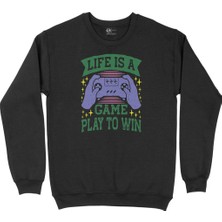 Cix Play To Win Siyah Sweatshirt