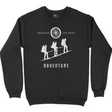 Cix Mountain Explorers Siyah Sweatshirt