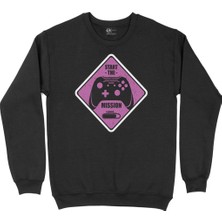Cix Mor Start The Mission Siyah Sweatshirt