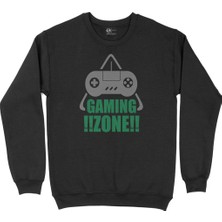Cix Gaming Zone Siyah Sweatshirt