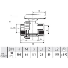 Nuova Rade Pvc Vana, 2" 50MM