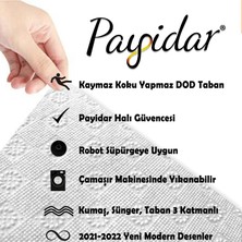 Payidar Yıkanabilir Post Peluş 100 x 400 cm 4004 Süt Beyaz Kaymaz Taban Kesme Yolluk Halı
