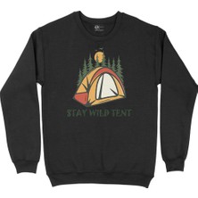 Cix Stay Wild Tent Siyah Sweatshirt