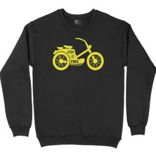 Cix Sarı Bisiklet Siyah Sweatshirt
