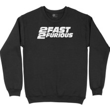 Cix Daha Hızlı Daha Öfkeli Siyah Sweatshirt