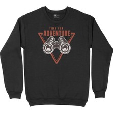 Cix Time For Adventure Siyah Sweatshirt