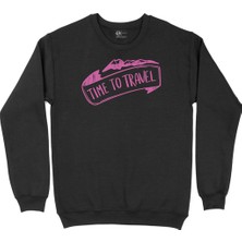 Cix Time To Travel Siyah Sweatshirt