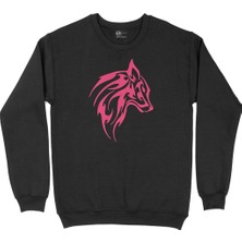 Cix Pembe Kurt Siyah Sweatshirt