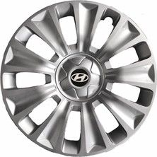 Hmnl  Hyundai I20 15'' Inç Gri 4'lü Set Jant Kapağı Çelik Jant Görünümlü