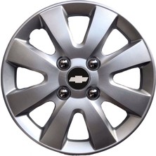 Hmnl Chevrolet Aveo 14'' Inç Gri 4'lü Set Jant Kapağı Çelik Jant Görünümlü
