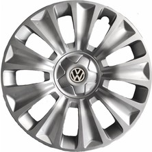 Hmnl  Volkswagen Sharan 15'' Inç Gri 4'lü Set Jant Kapağı Çelik Jant Görünümlü