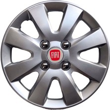 Hmnl Fiat 15'' Inç Gri Jant Kapağı 4 Adet Çelik Jant Görünümlü