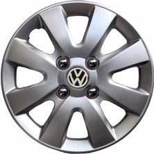 Hmnl Volkswagen Bora 14'' Inç Gri 4'lü Set Jant Kapağı Çelik Jant Görünümlü