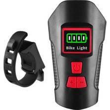Blesiya Bisiklet Far LED Şarj Edilebilir Bisiklet Işık / Boynuz Yükseltme Sürümü Kırmızı (Yurt Dışından)