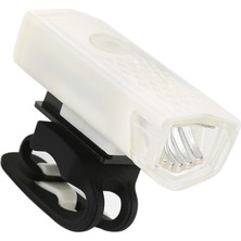 Blesiya Su Geçirmez Bisiklet Ön Arka Işık Bisiklet Gidon USB Lamba Torch Beyaz (Yurt Dışından)