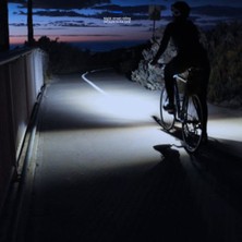 Blesiya Bisiklet Işık USB Bisiklet Far Şarj Edilebilir Ön Işık Boynuzlu - Yükseltme Sürümü Mavi (Yurt Dışından)
