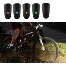 Blesiya Bisiklet Far LED Bisiklet Ön Kafa Işık Bisiklet Sürme Gece Boynuz Mavi (Yurt Dışından)
