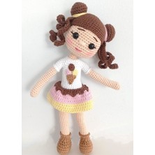 Oyuncak Park Ice Cream Bebek Amigurumi Organik Oyuncak