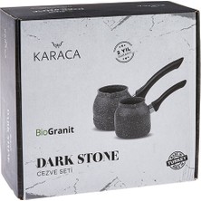 Karaca Darkstone Biogranit 2'li Cezve Seti